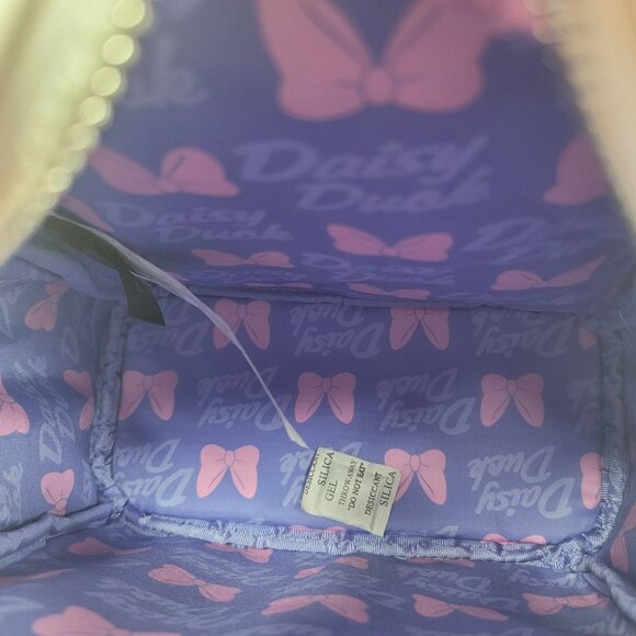 Loungefly Disney Daisy Duck Mini Backpack & Wallet Set NWT - Picture 7 of 12